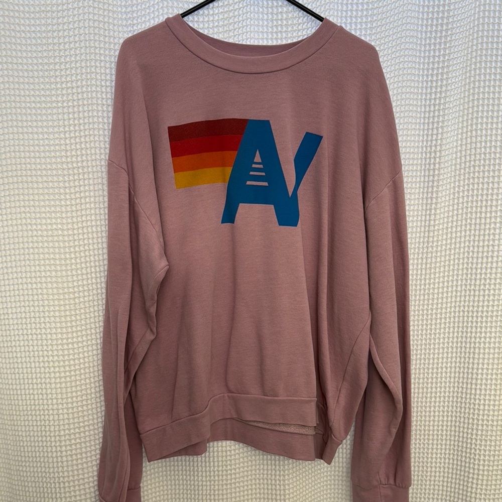 Aviator Nation Pink Sweatshirt